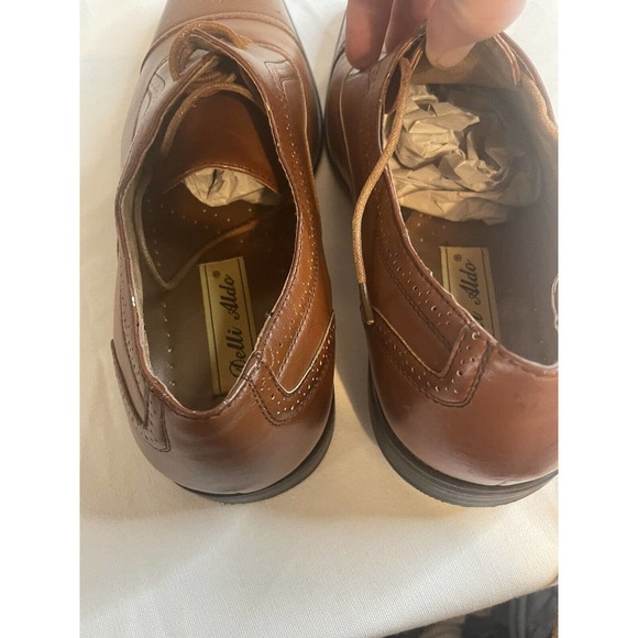 Delli Aldo Men's Lace Up Cap Toe Oxford Dress Shoes w/ Leather lining M-19006 - Picture 4 of 9